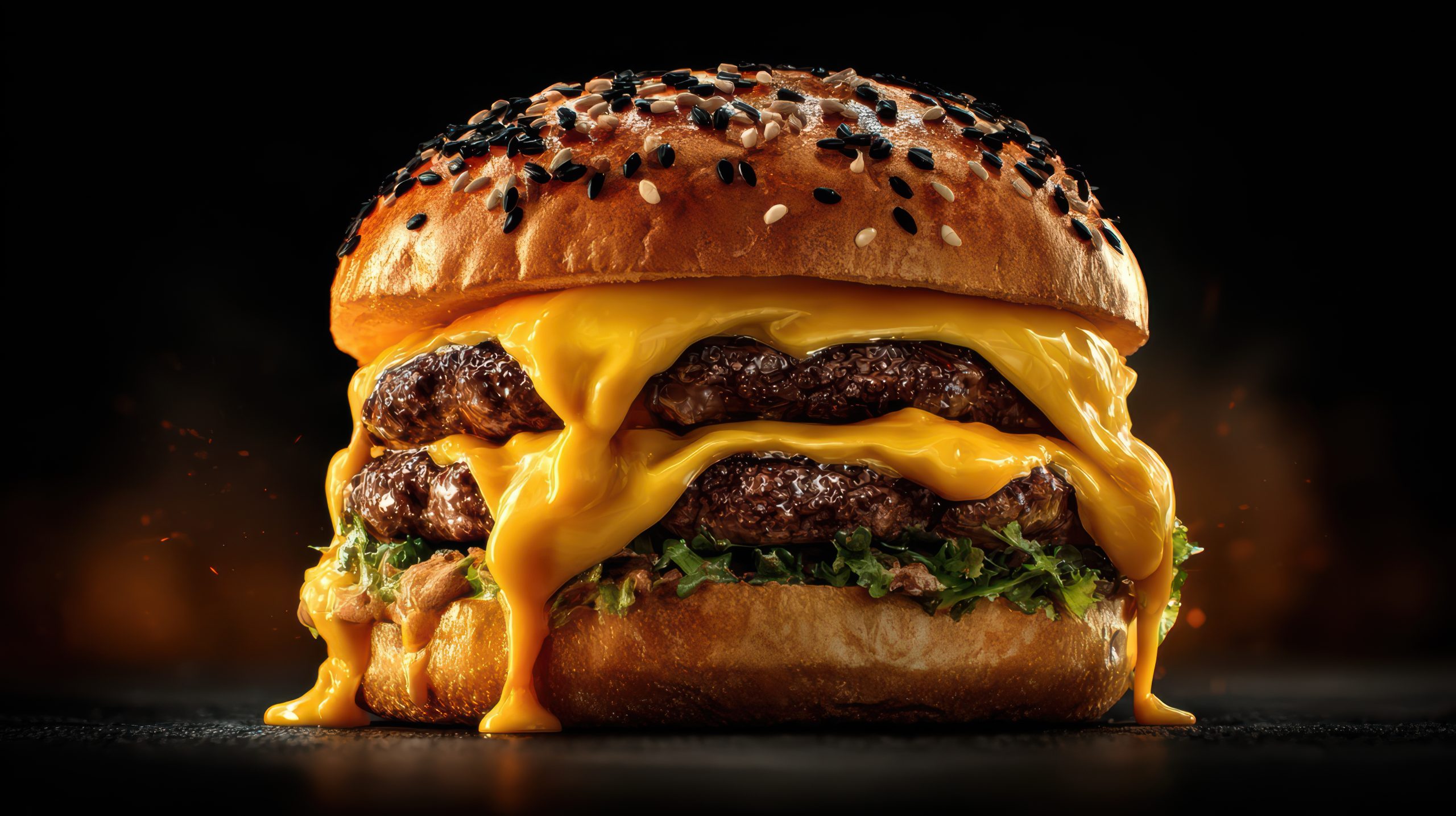 Services Mouth Watering Double Cheeseburger With Melted Cheese Scaled